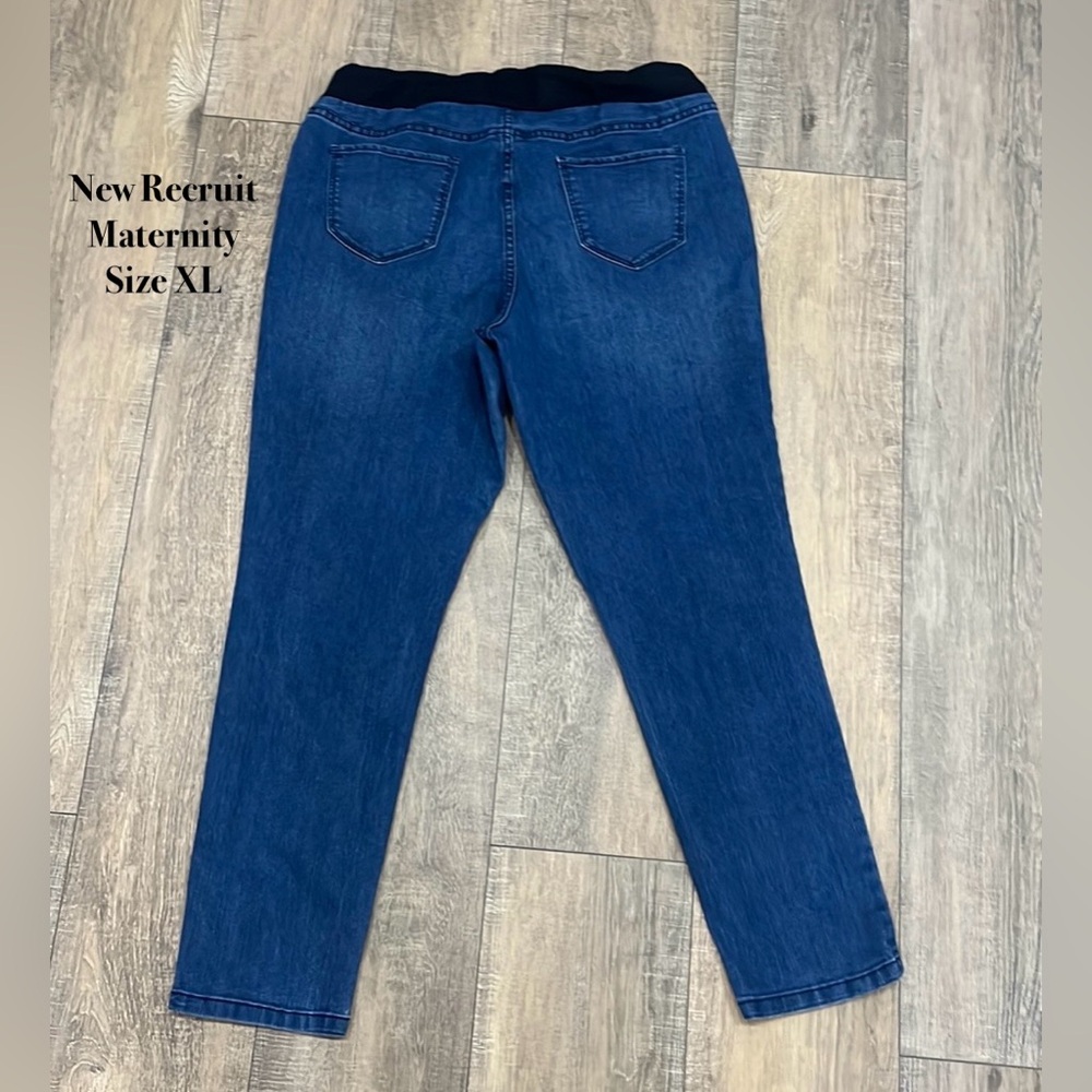 Maternity Jeans by New Recruit Size X-Large~ Fit 16/18~Stretch Fit 27” inseam